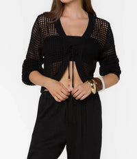 Velvet Heart - Tovey Crochet Cardigan Sweater