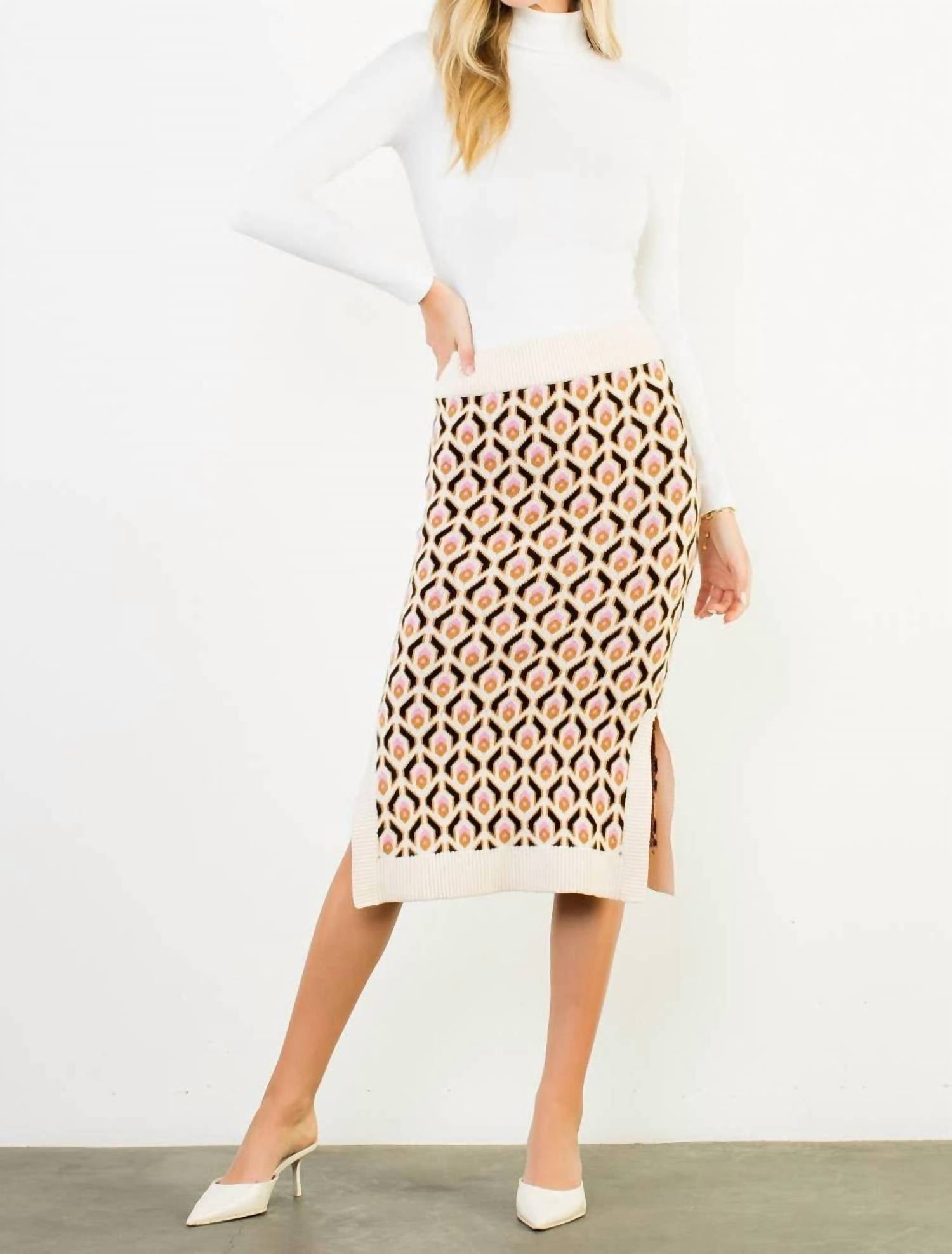Thml - Jacquard Knit Midi Skirt