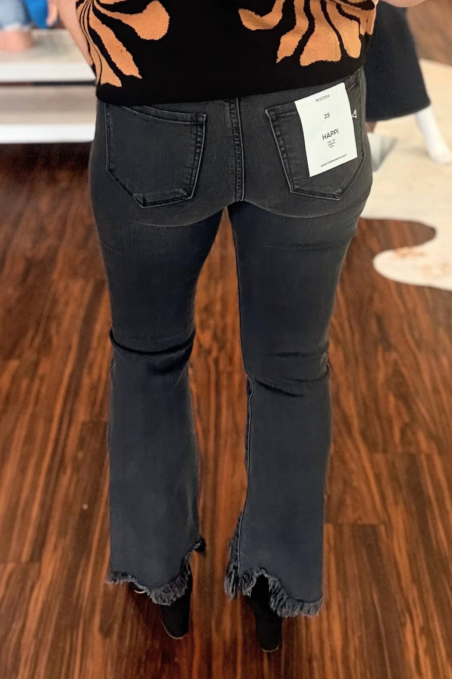 Hidden - Happi Cropped Flare Jeans