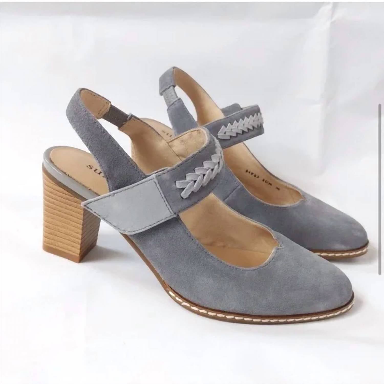 Sundance - Women's Eden Path Suede Slingback Block Heel