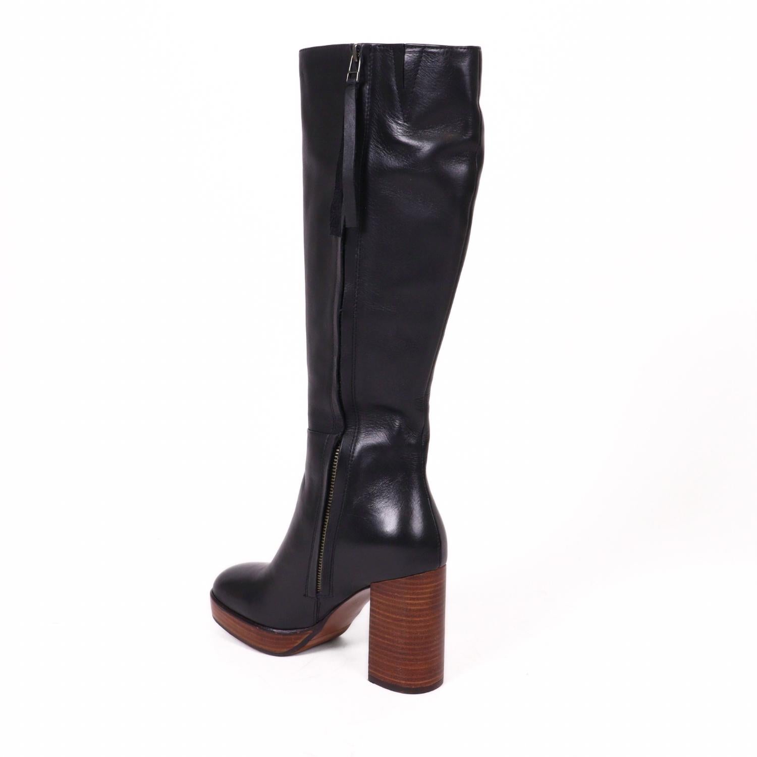 ALL BLACK Women's High Style Boots in black - women's shoe - detail view
