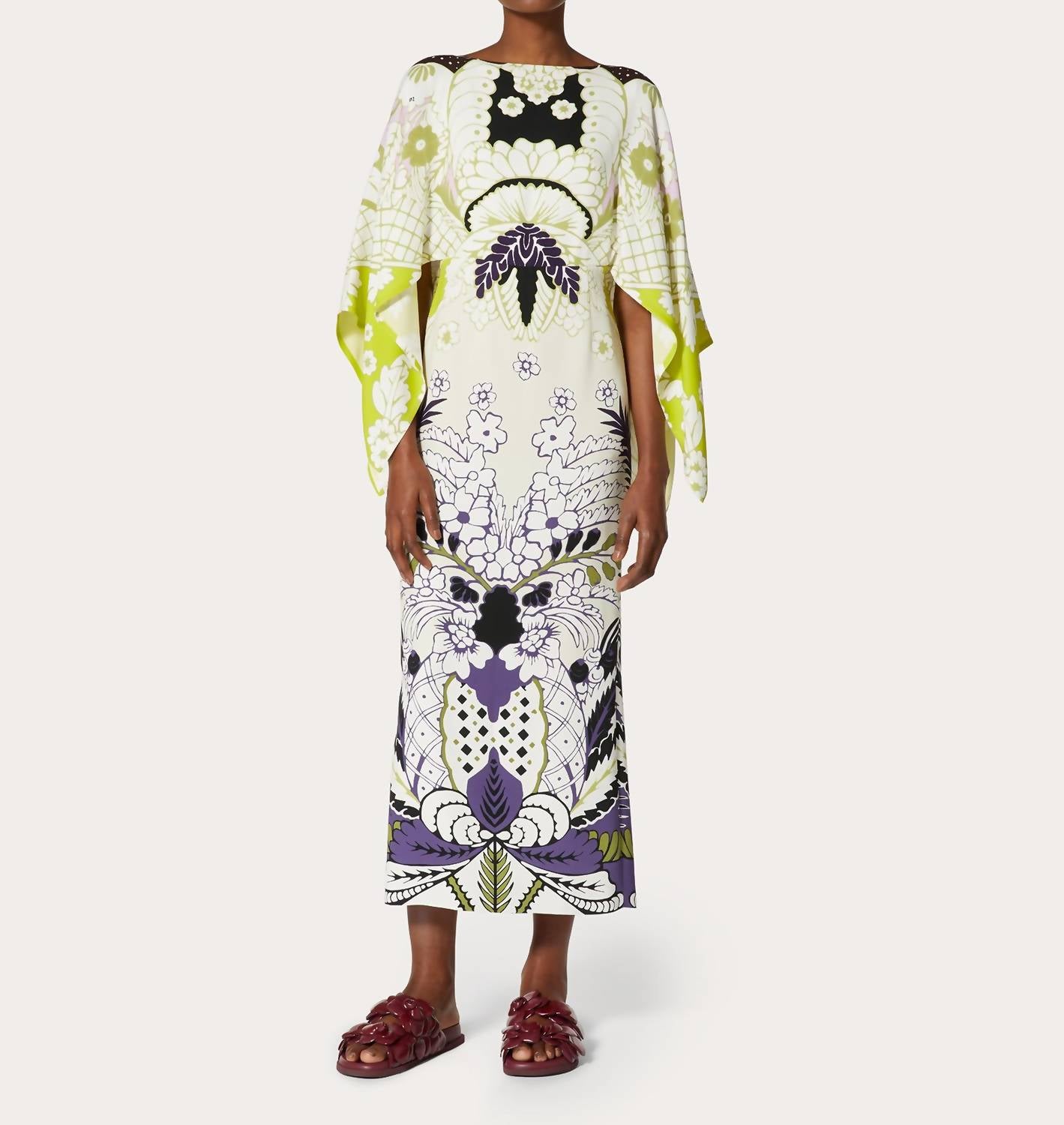 Valentino - Women's Tropical Word Arazzo Dress