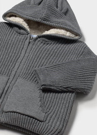 Mayoral - Boy's Sherpa Lined Knit Pullover