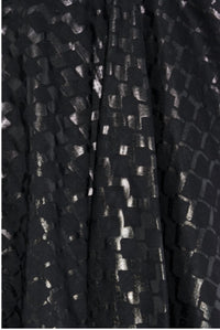 Alaia - Gathered Metallic Printed Cotton-voile Skirt