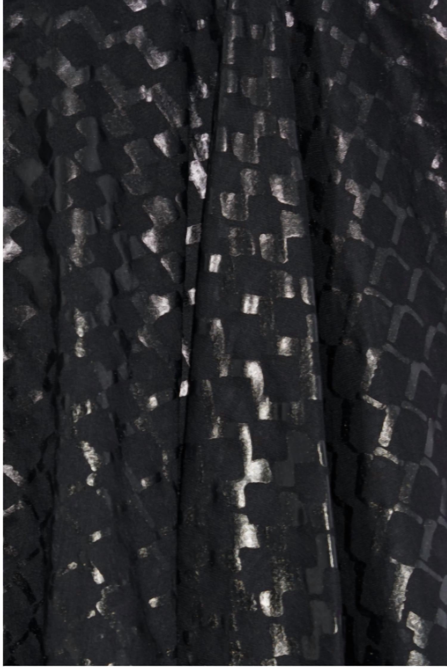 Alaia - Gathered Metallic Printed Cotton-voile Skirt