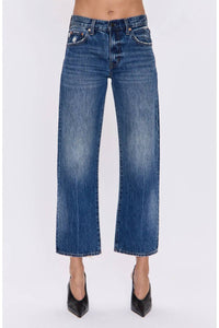 Pistola - Lexi Distressed Crop Barrel Jeans