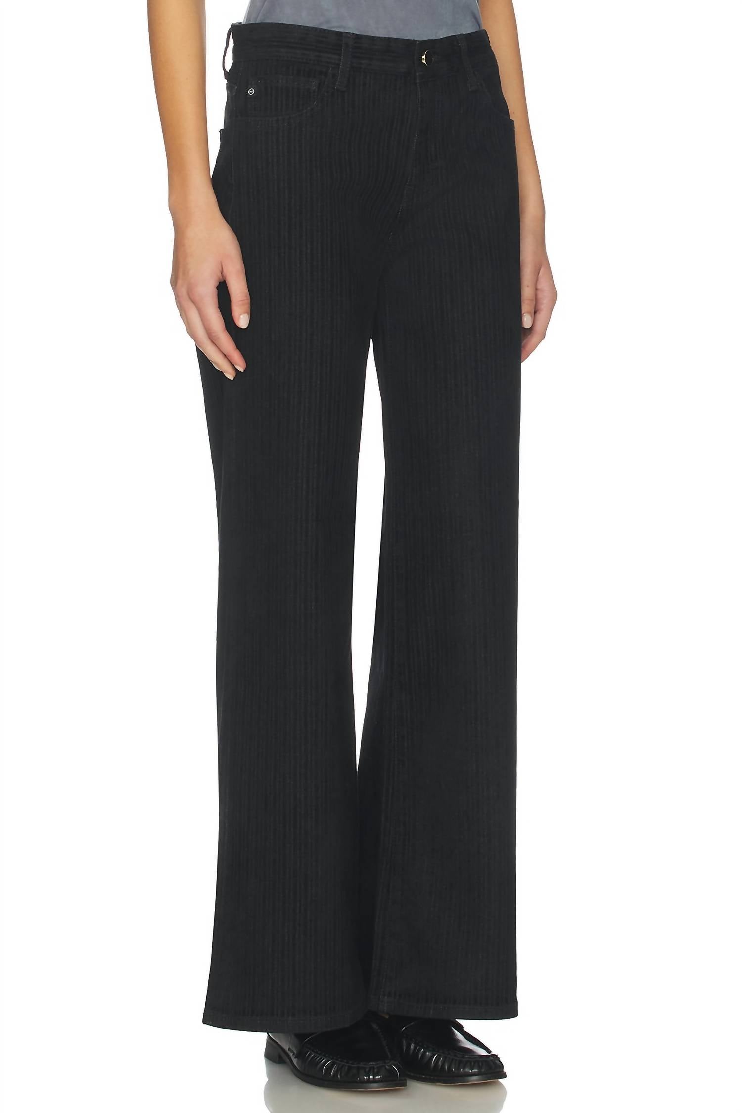 AG Jeans Saige Wide Leg Jeans in dress it up 1 - women's jeans - detail view