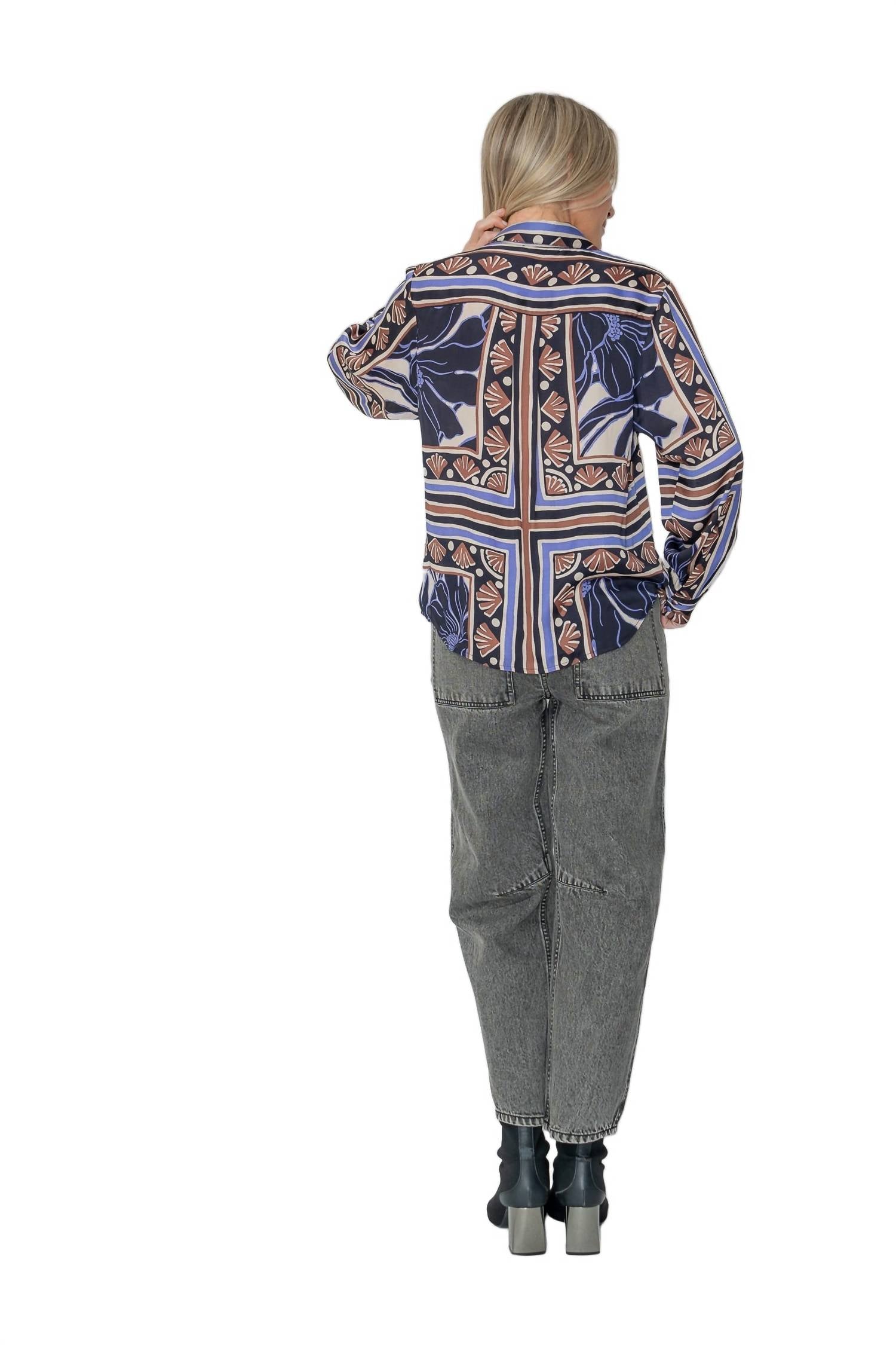West Of - Nadia Button Front Top