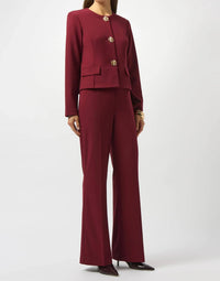 Joseph Ribkoff - Pull On Mid-rise Flared Trouser Pant