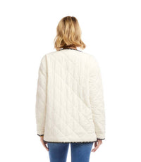 Karen Kane - Edge Stitch Quilted Jacket