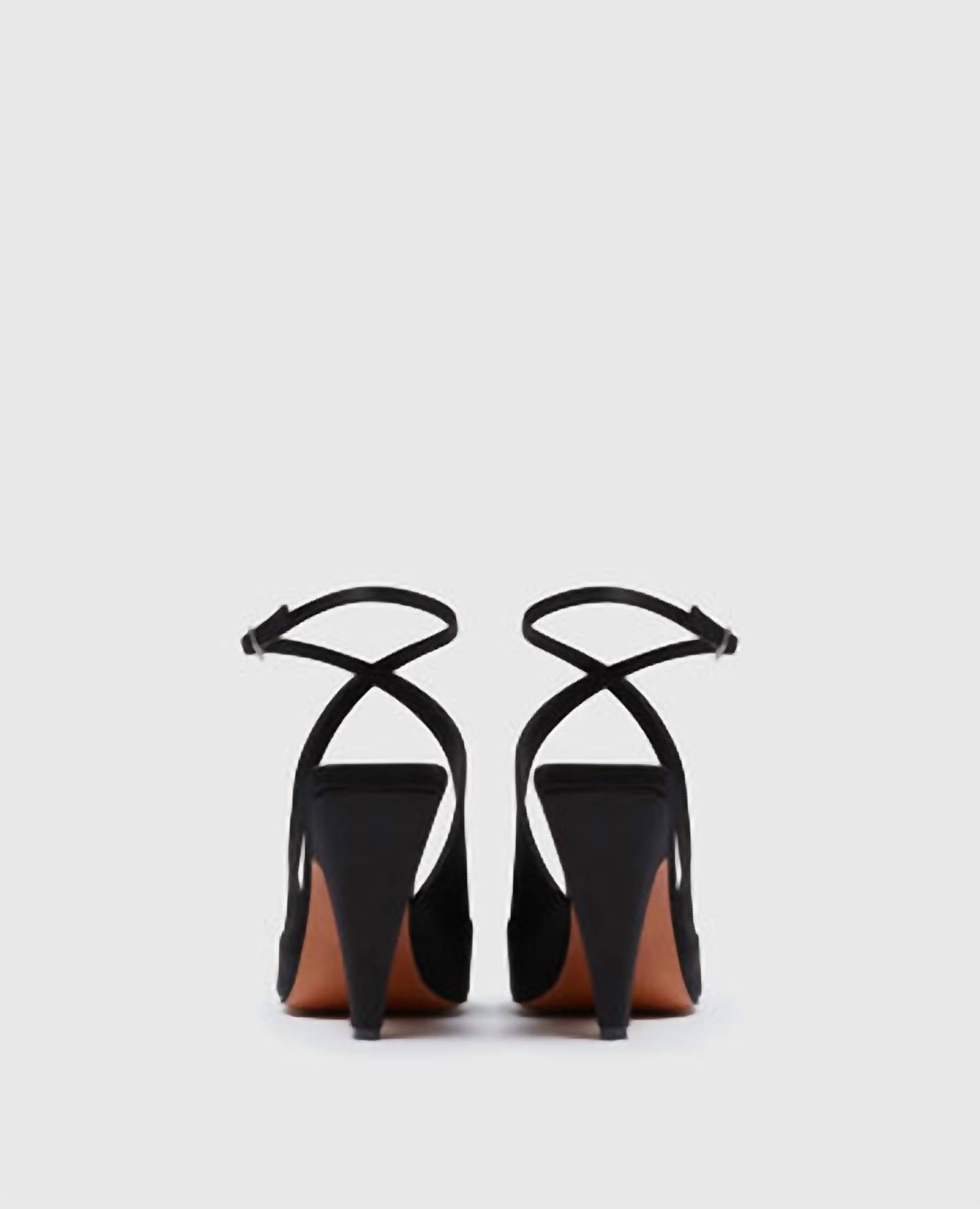 Stella McCartney Women's Stella Spur Heeled Pump in black - women's heels - alternate view