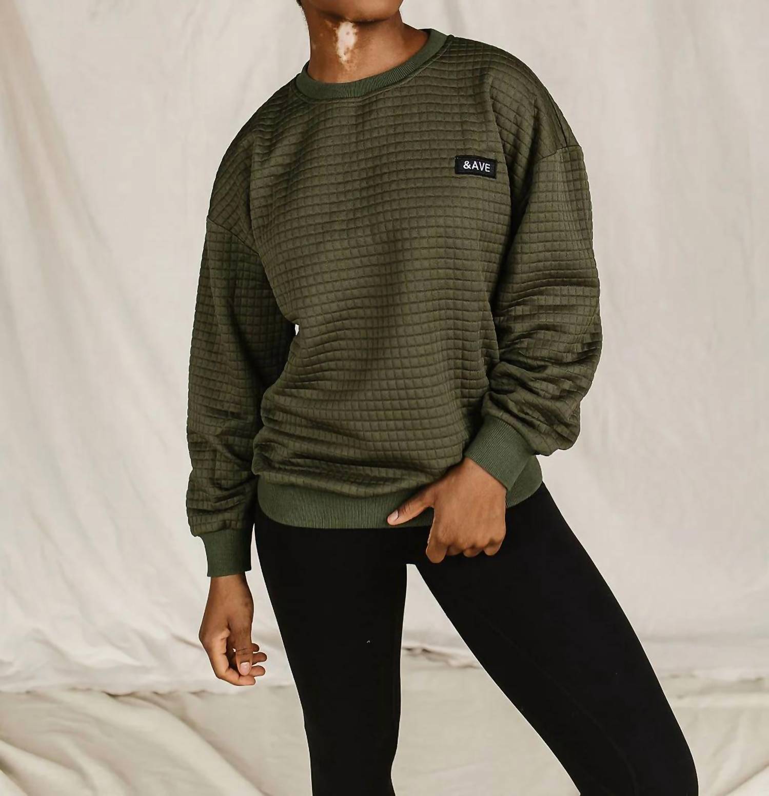 Ampersand Ave - Quilted Pullover Sweater