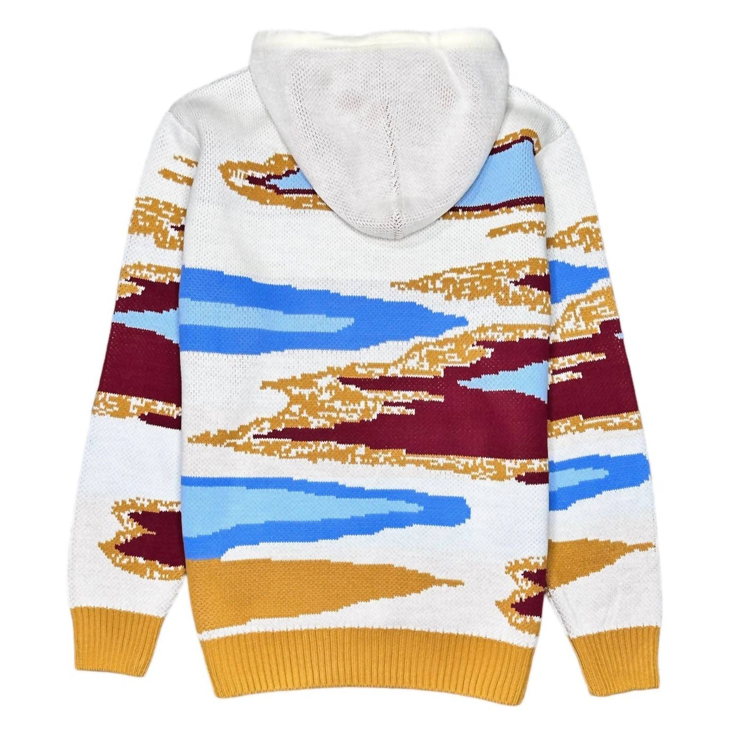 One in a Million Men's Pullover Hoodie in a million men s pullover hoodie in white - men's shirt - detail view