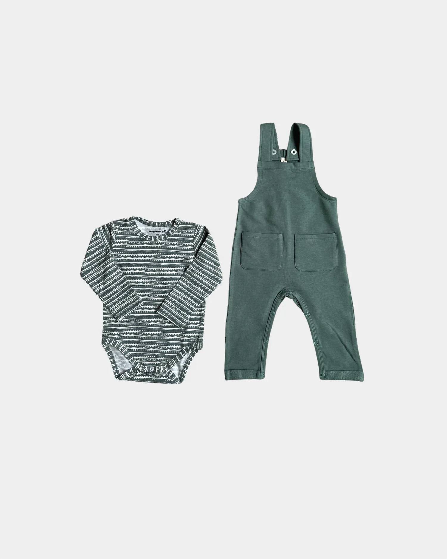 Babysprouts - Kids Bamboo Overalls Set