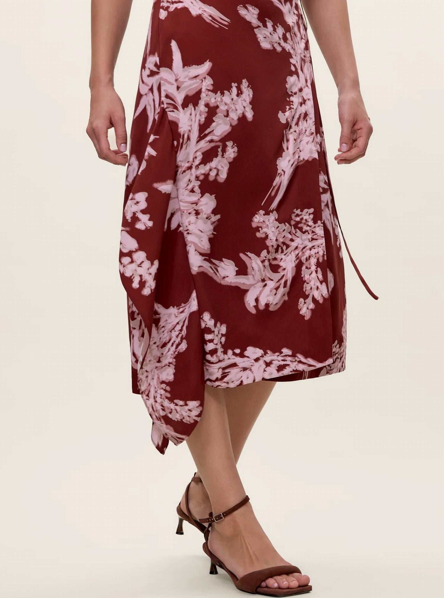 Rebecca Taylor Ciara Wrap Dress in aberdeen combo - women's dress - view 5