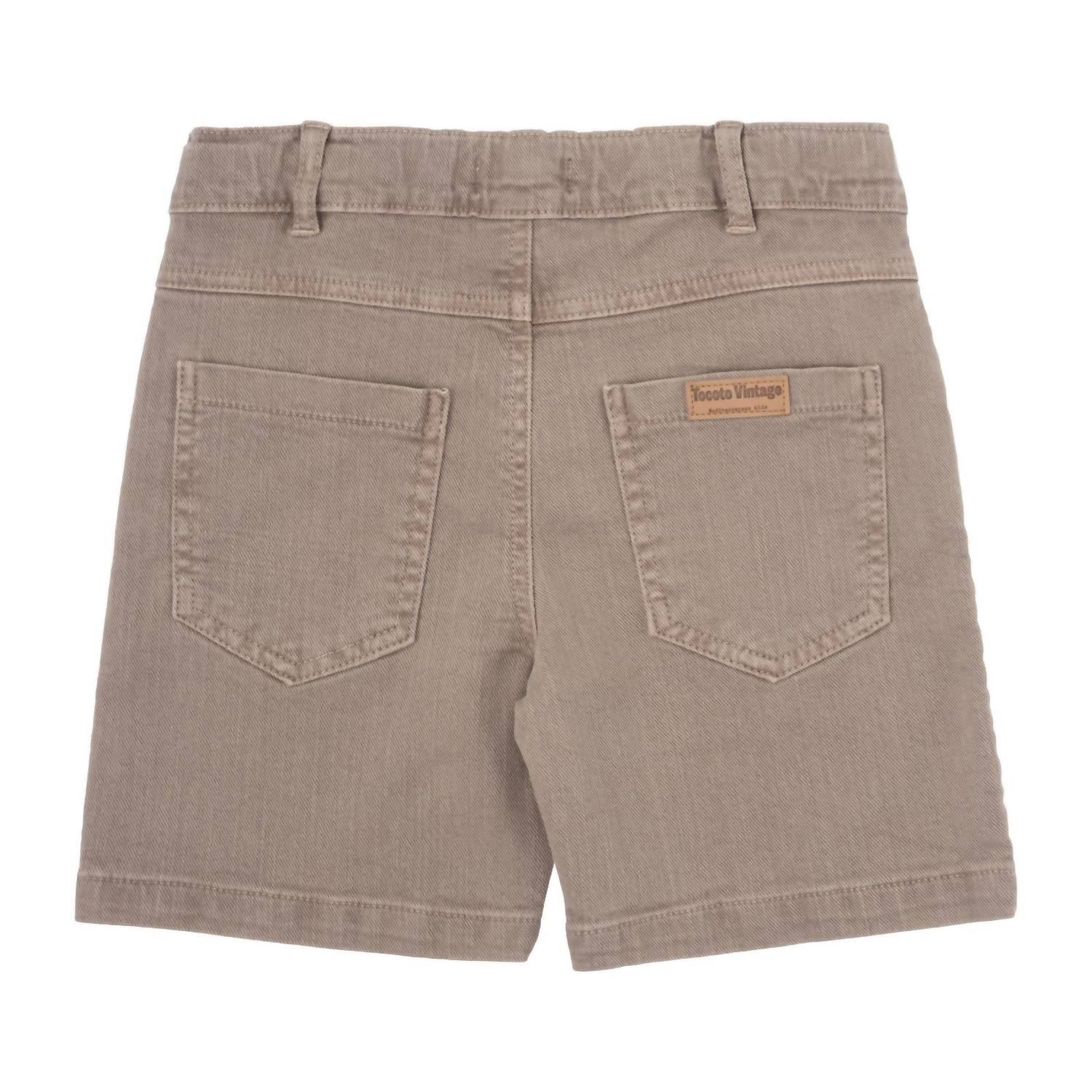 Tocoto Vintage - Kids Boys Colored Denim Shorts