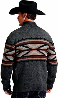 Stetson - Men's Wool Arrow Western Sweater