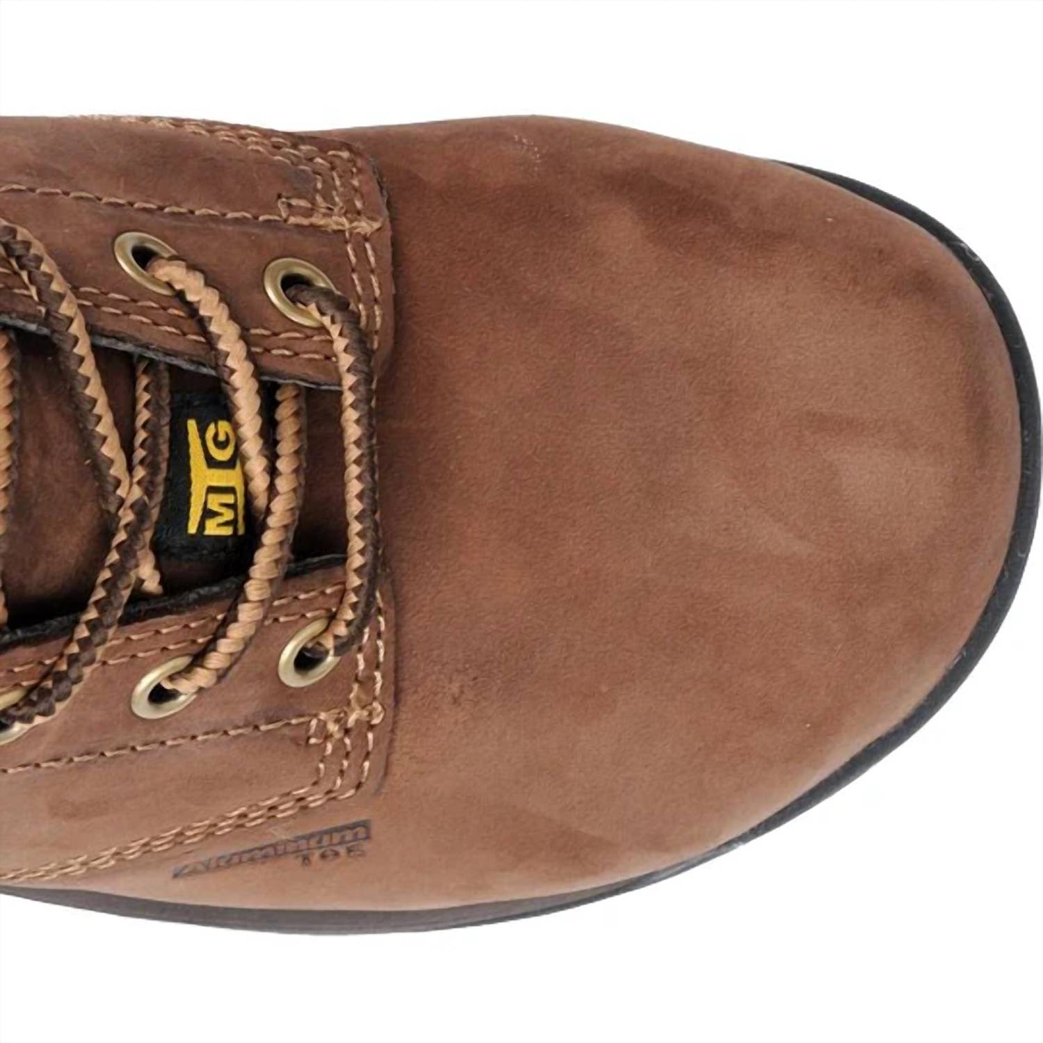 Carolina Women's Raleigh 5" Aluminum Toe Internal Metguard Work Boot CA1428 in brown - women's shoe - alternate view