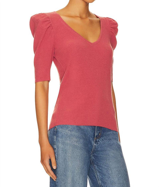 Nation Ltd - Nancy Puffy Sleeve Sweater Tee