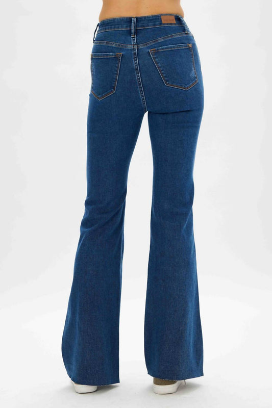 Judy Blue - Cool Denim High Waist Control Flare Jeans
