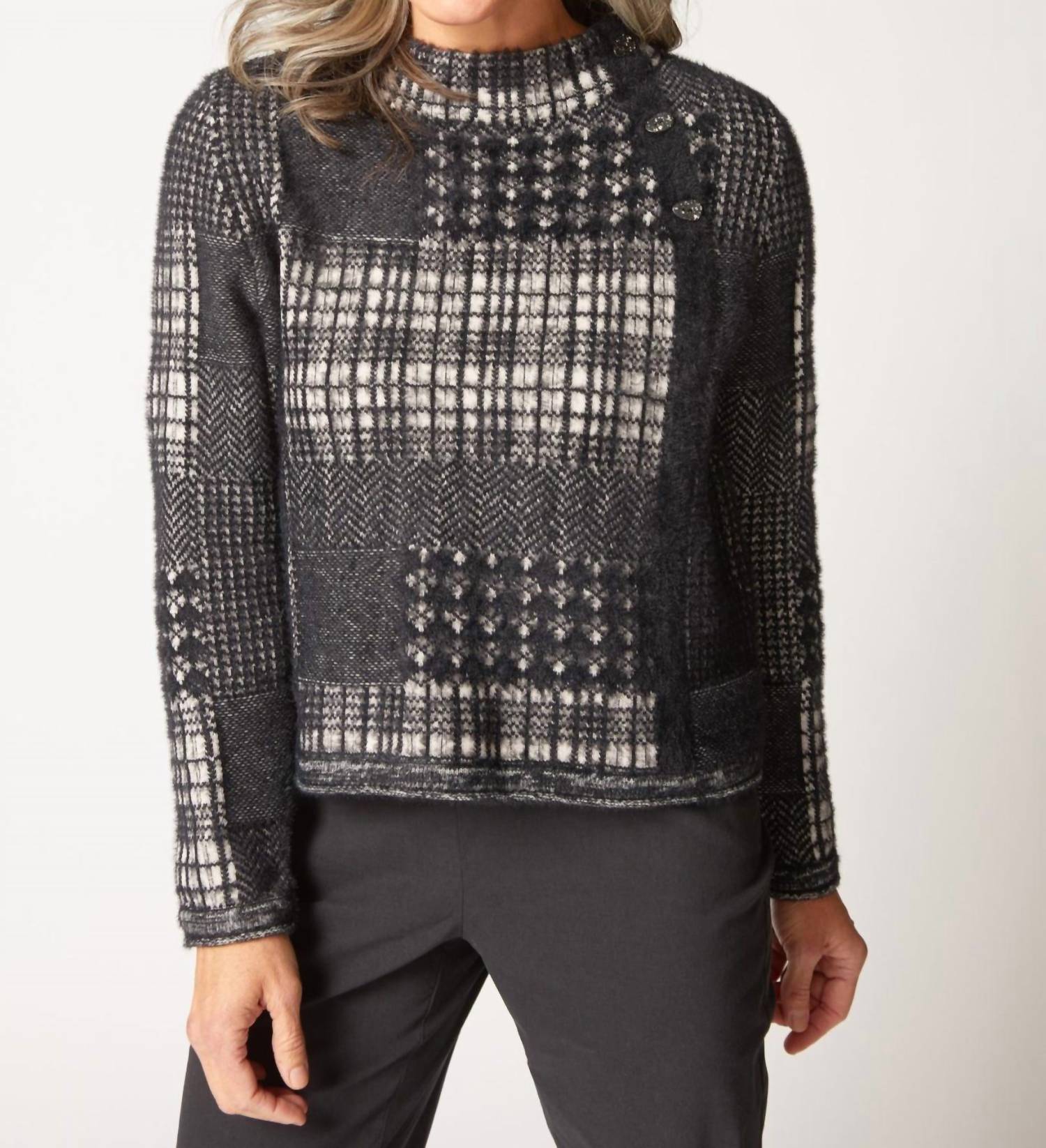 Habitat - Plaid Patchwork Pullover