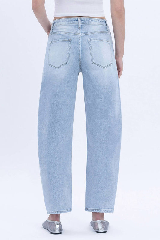 Lovervet - Super High Rise Barrel Leg Jeans