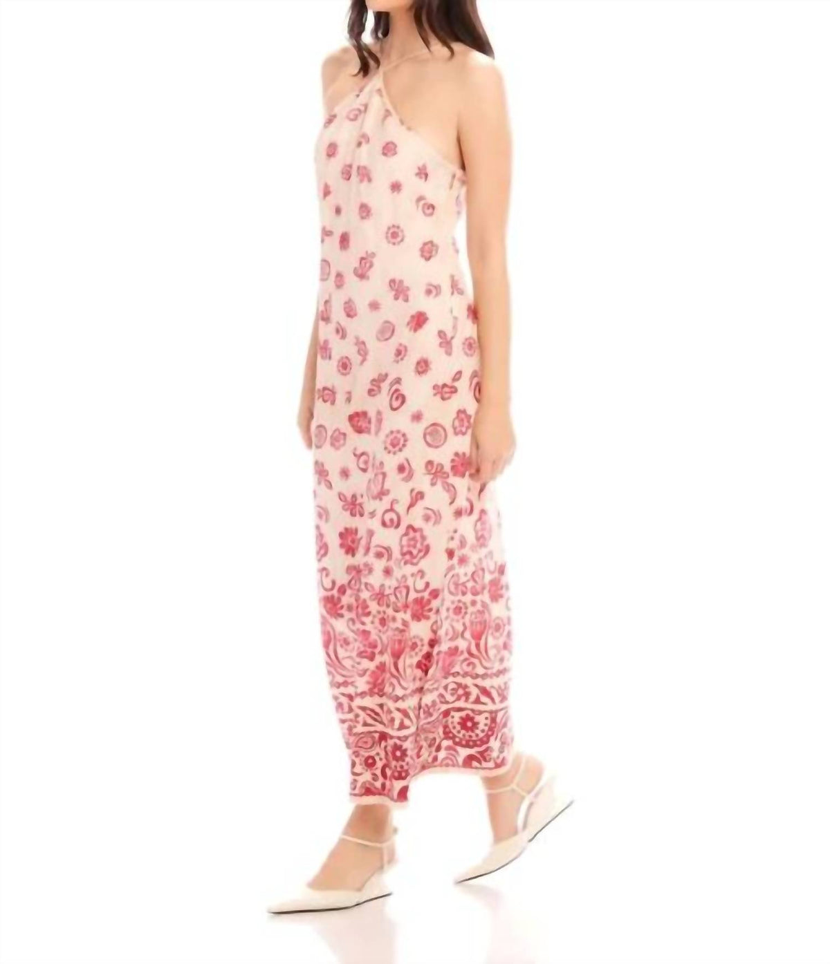 Fifteen Twenty - Jaylen Border Print Dress