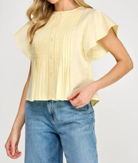 Ellison - Short Sleeve Kaftan Blouse