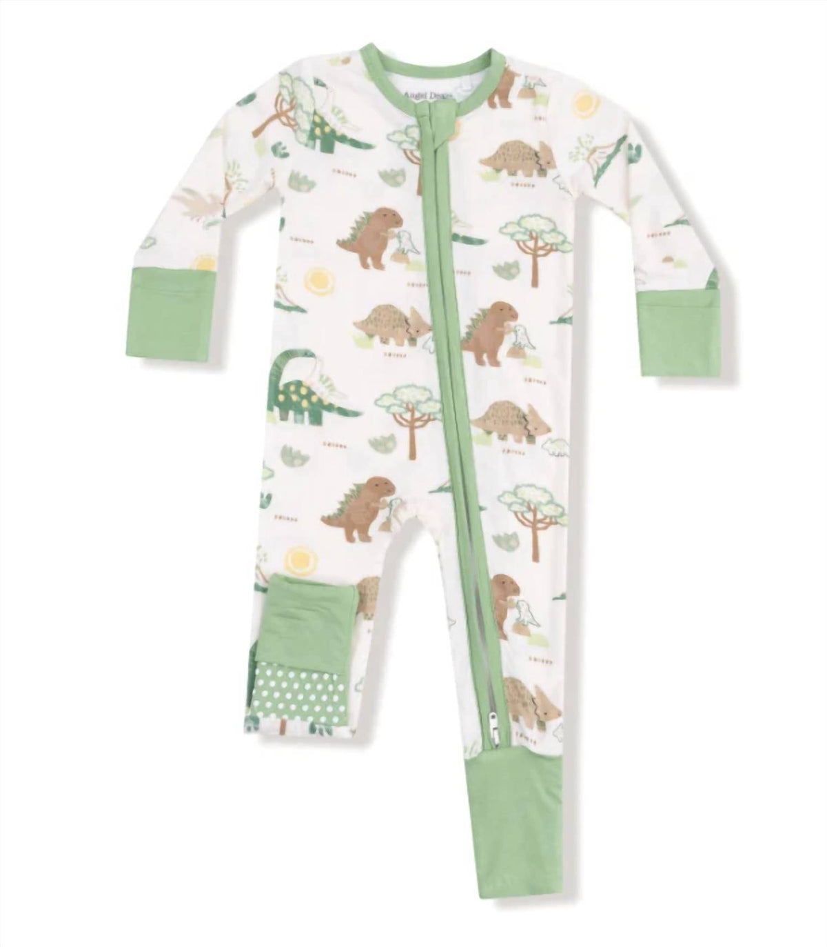 Angel Dear - Baby's Love Dinos Two Way Zipper Romper