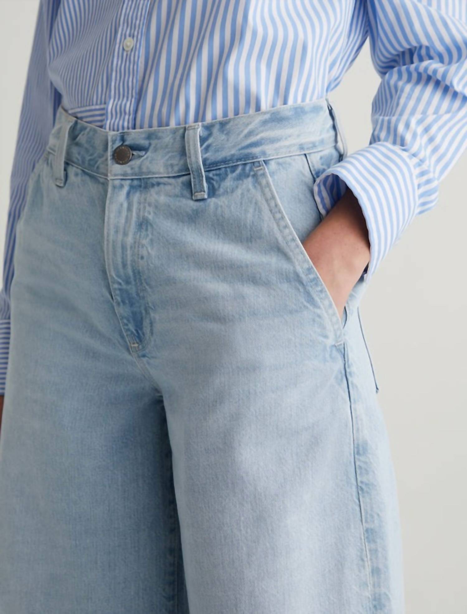 Ag Jeans - Stella Low Slung Palazzo Jeans