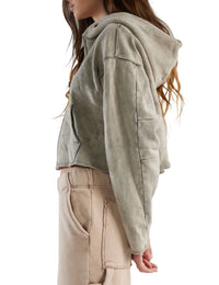 Les Tien - Les Tien Rosa Raw Zip Hoodie