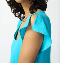 Joseph Ribkoff - Gauze A-Line Dress