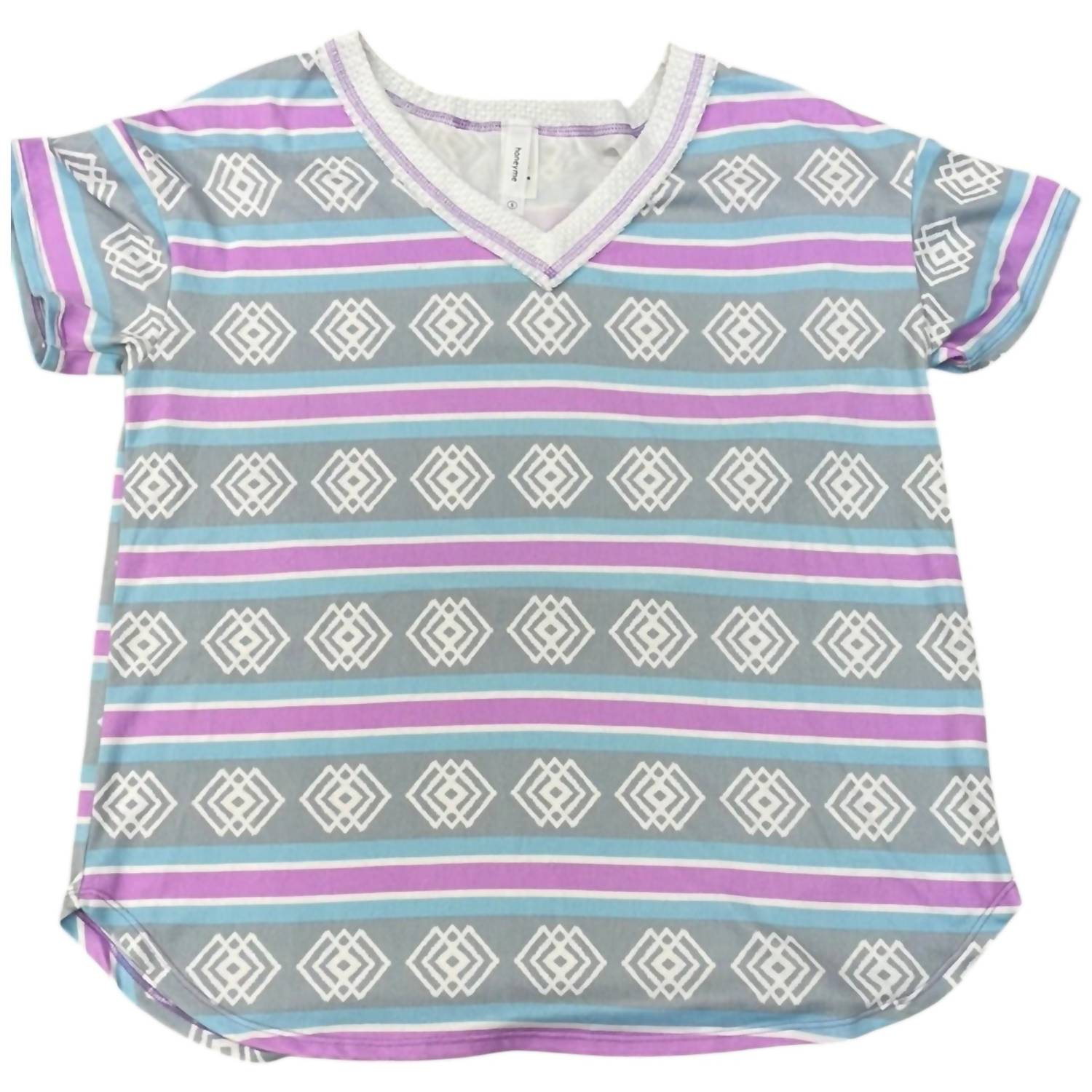 Honeyme - Women's Aztec Printed Top