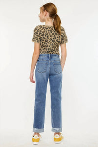 Kancan - Girls' Kate High Rise Slim Straight Jeans