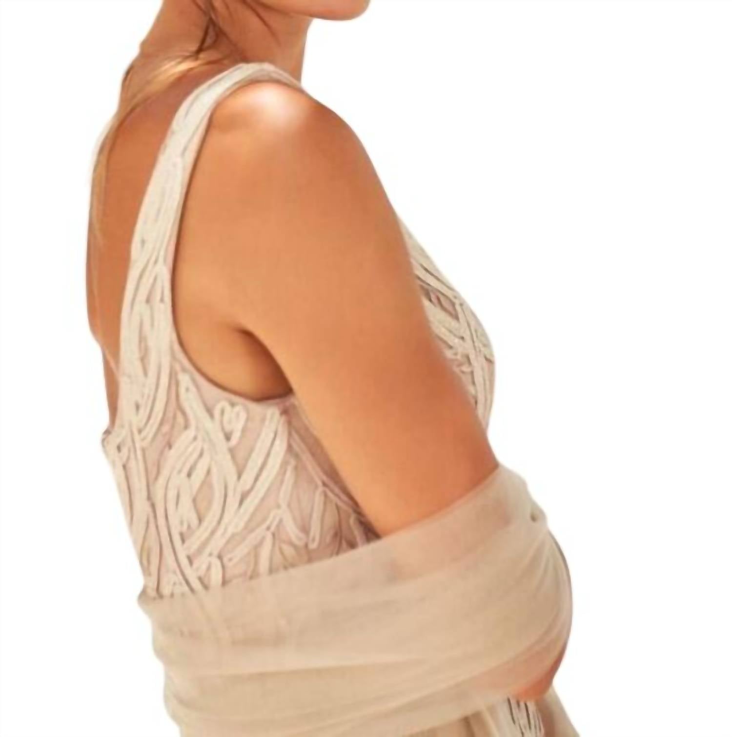 Montage By Mon Cheri - Square Back Lace Dress