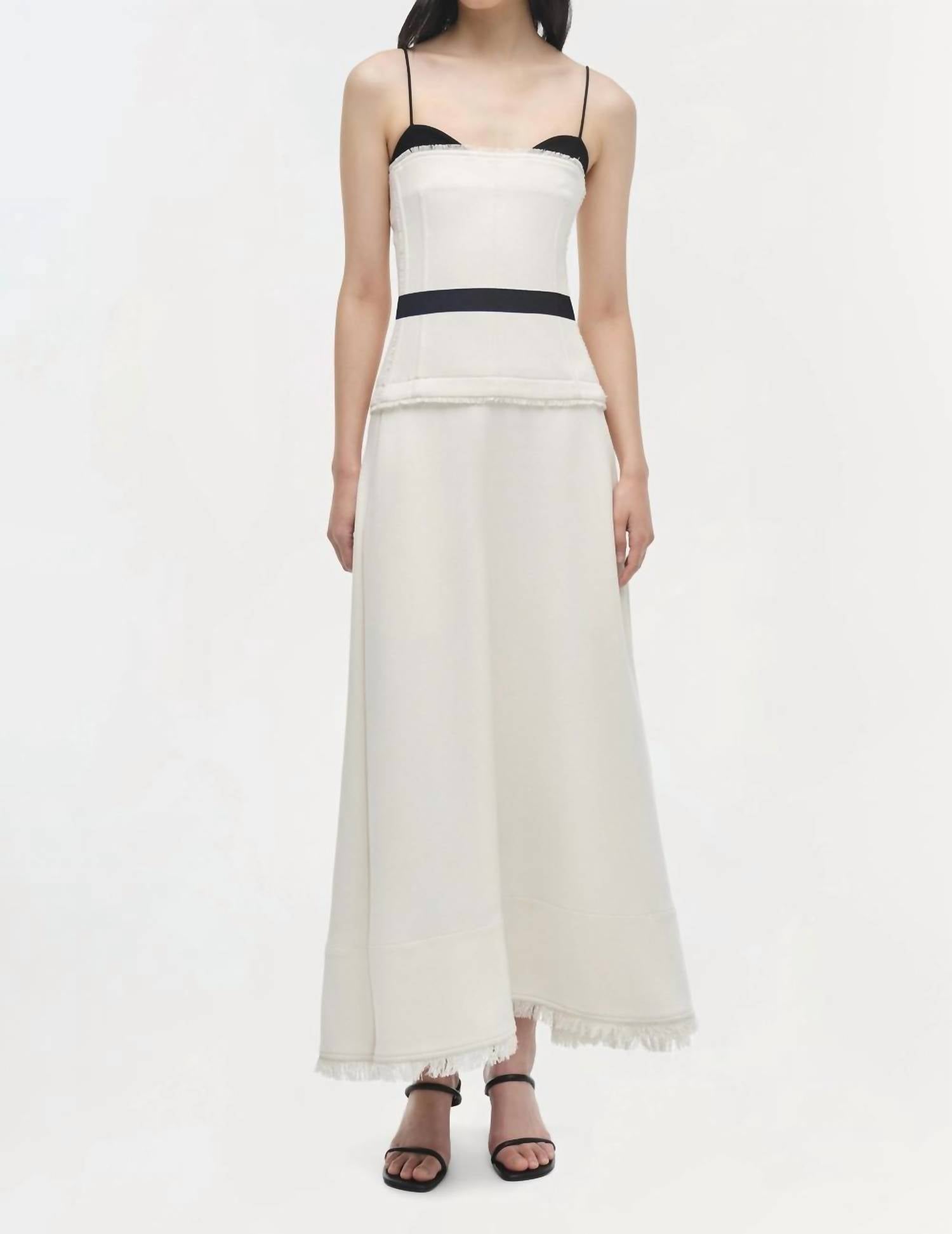 SIMKHAI Quinlen Dress in snow multi - women's dress