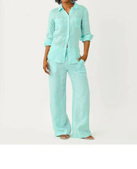 Lilly Pulitzer - Mirabella High Rise Linen Palazzo Pant