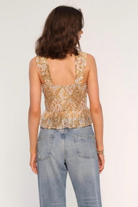 Heartloom - Pleated Ruffle Tank Top
