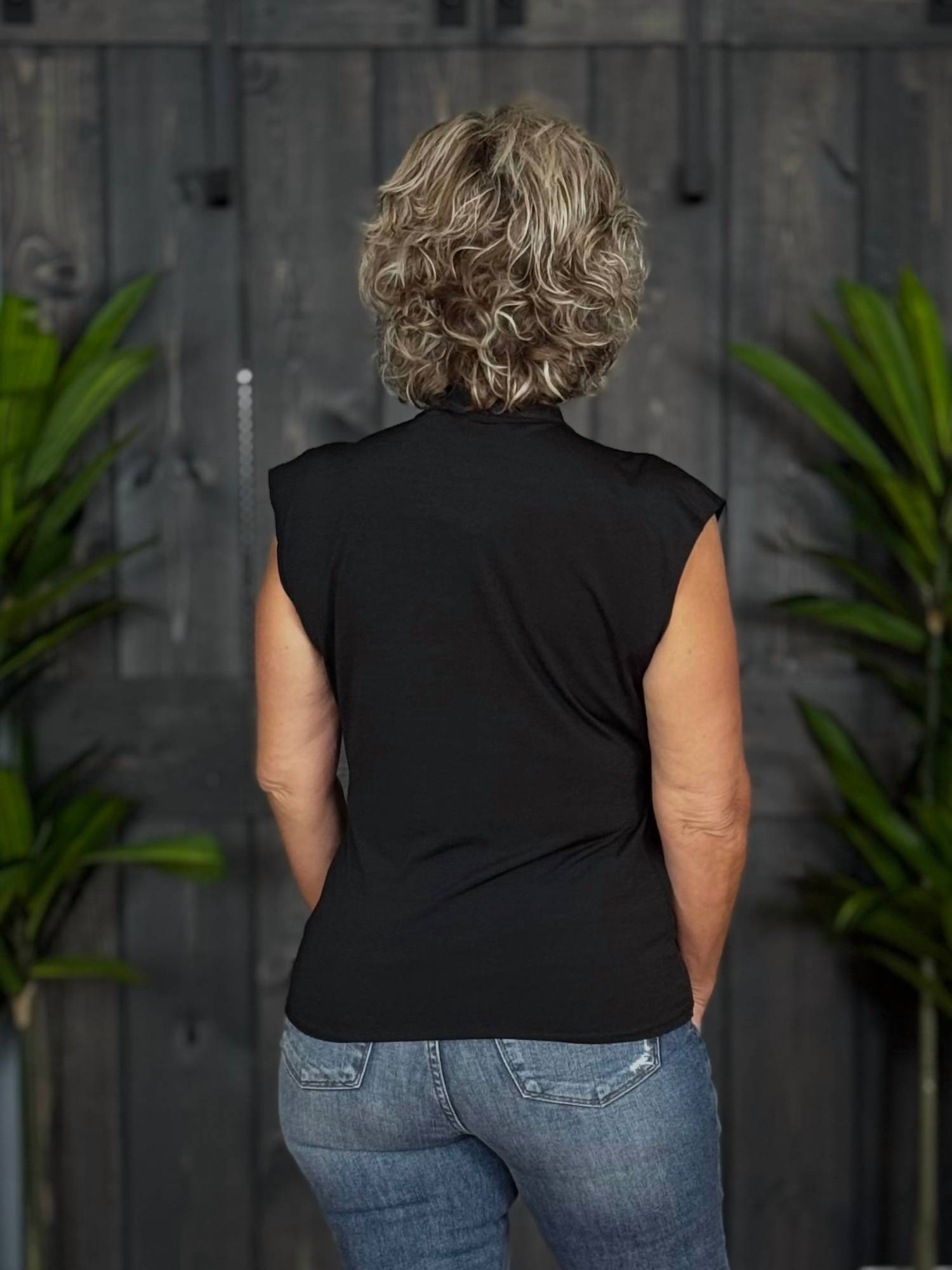 Dear Scarlett - The Surplice Short Sleeves Top