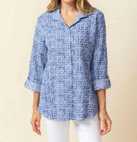 Habitat - Crinkle Cotton Miami Boyfriend Tunic