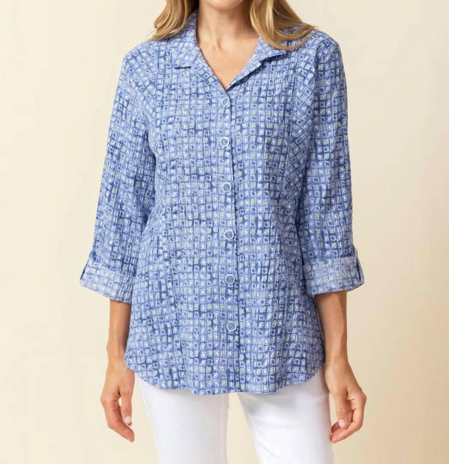 Habitat - Crinkle Cotton Miami Boyfriend Tunic