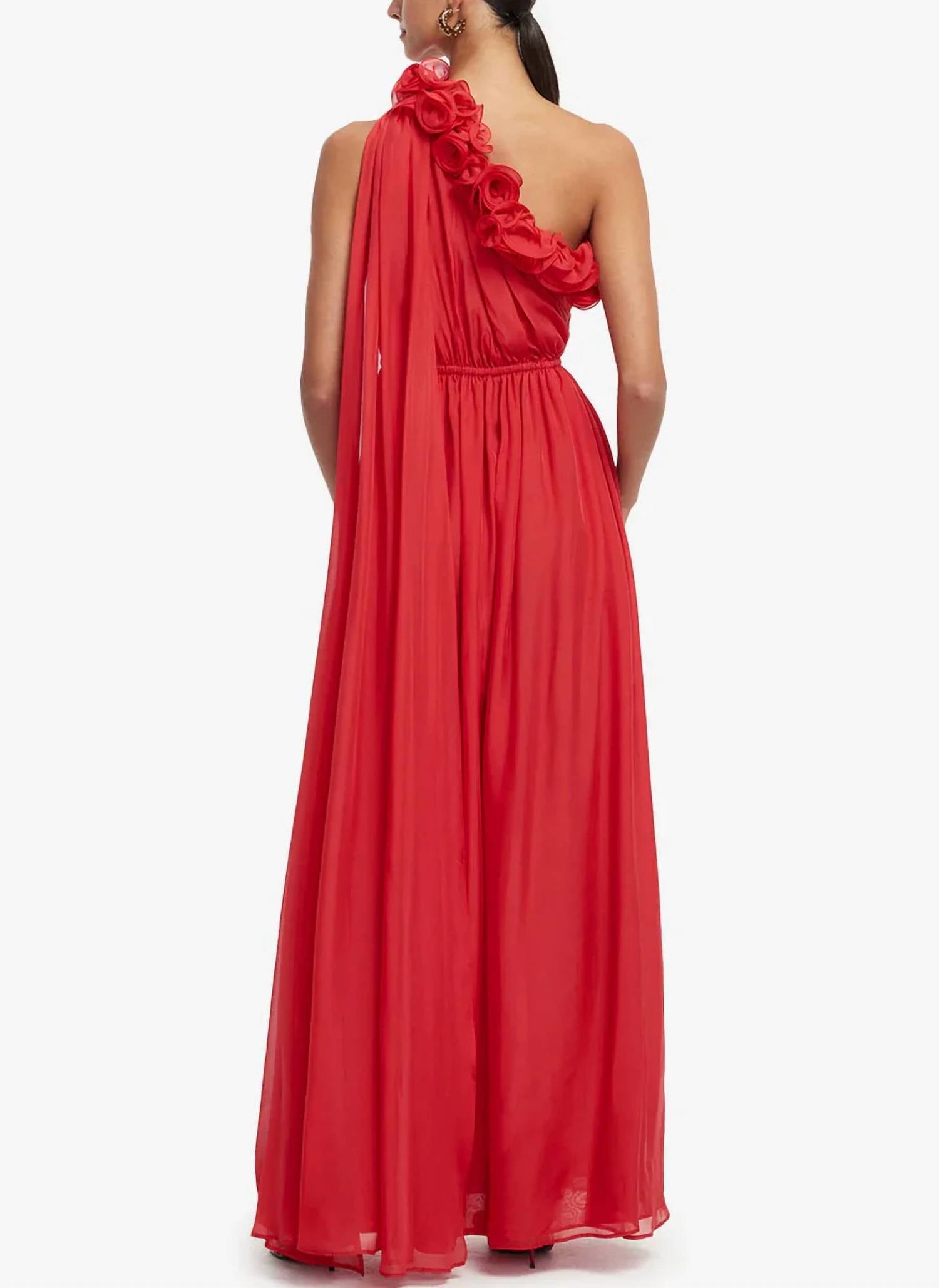 Leo Lin - Jenni One Shoulder Maxi Dress