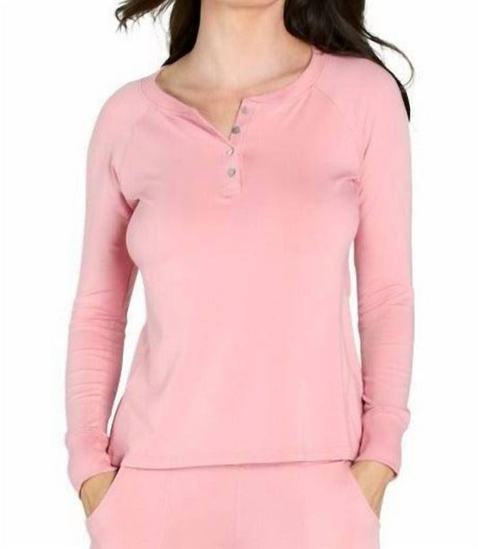 Twelve Eighty Eight - Olivia Long Sleeve Henley Tee