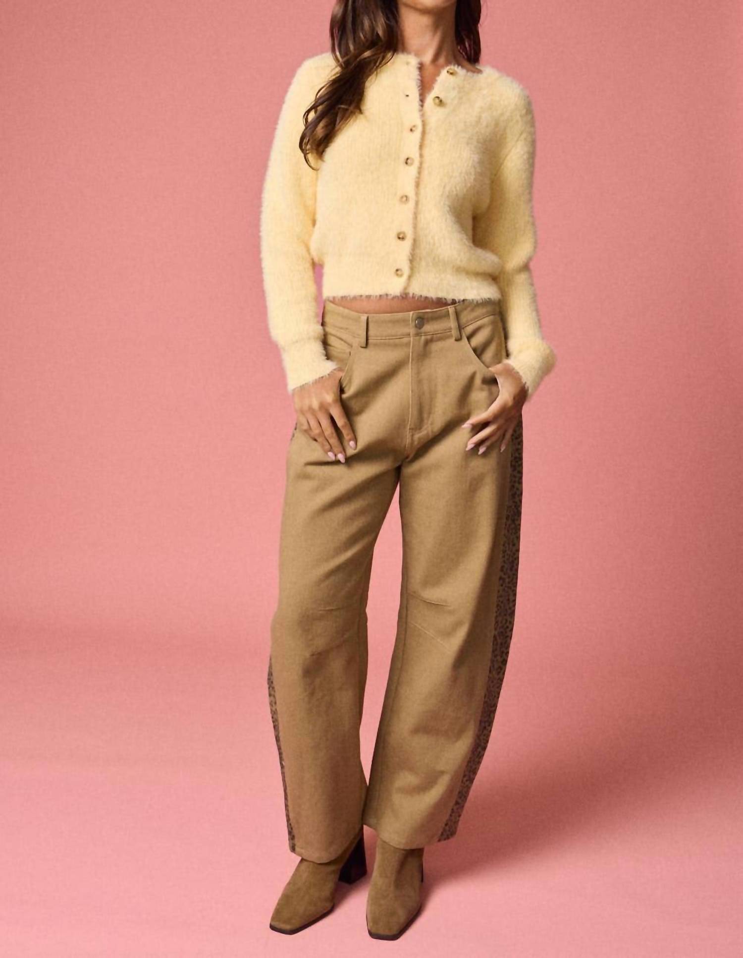 Papermoon - Cozy Luxe Fuzzy Cardigan