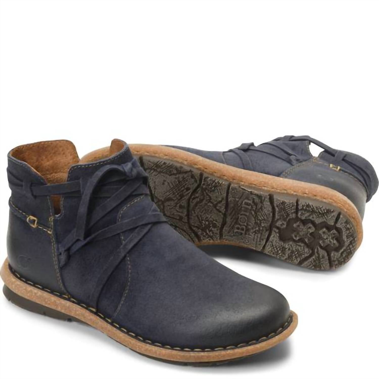 Born Women's Tarkin Eclectic Boot in navy indigo - women's shoe - alternate view