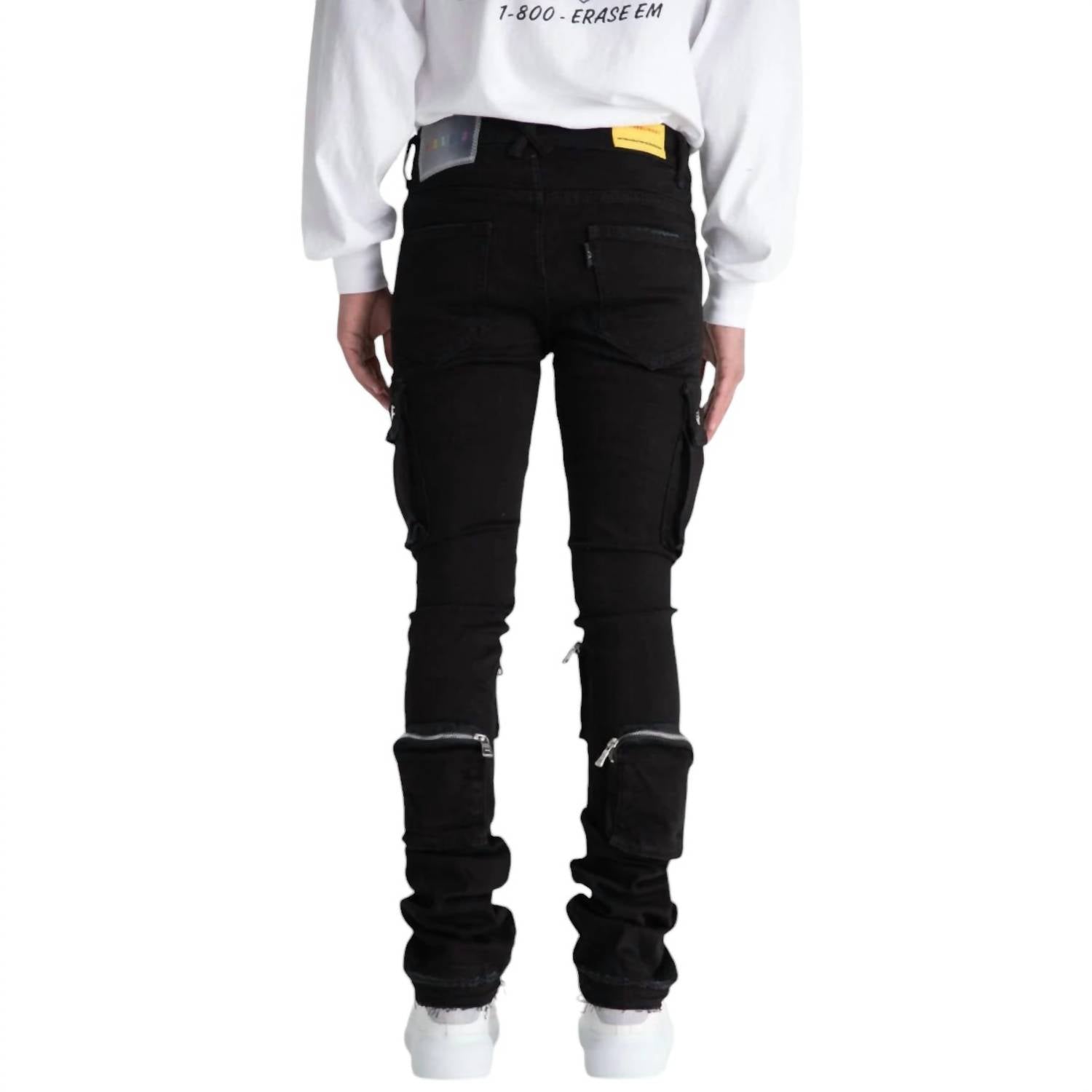 Pheelings - MEN'S NEVER LOOK BACK CARGO FLARE STACK DENIM JEAN