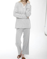 Incashmere - Contrast Side Piping Sweatpant