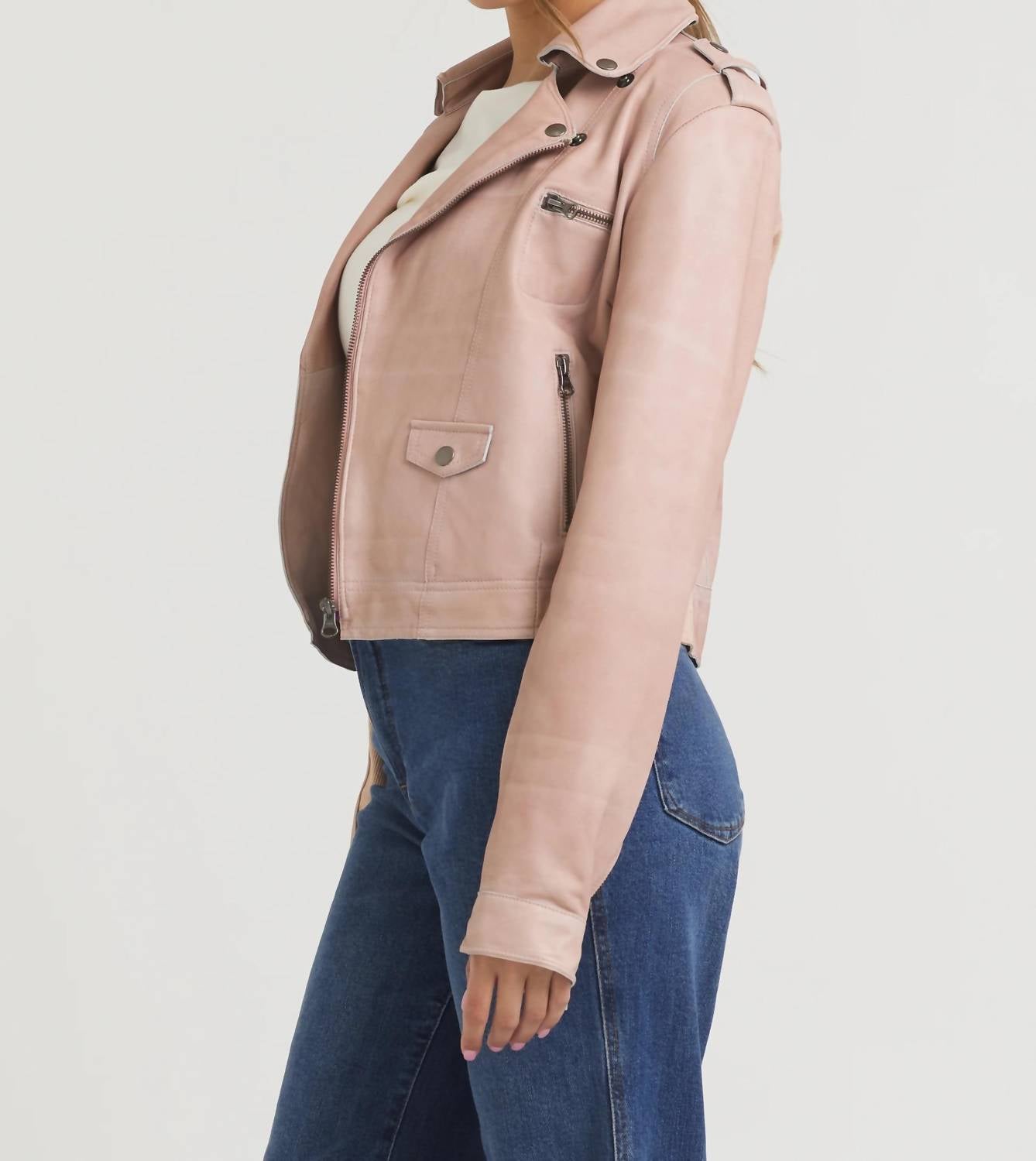 Jakett - Piper Patina Leather Jacket