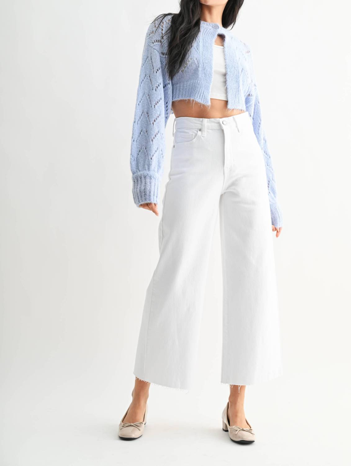 Just Black Denim - Women's Scissor Cut Wide Leg Jeans