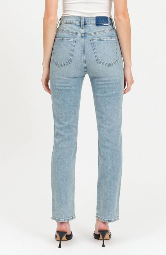 Daze - Smarty High Waist Ankle Slim Straight Leg Jean